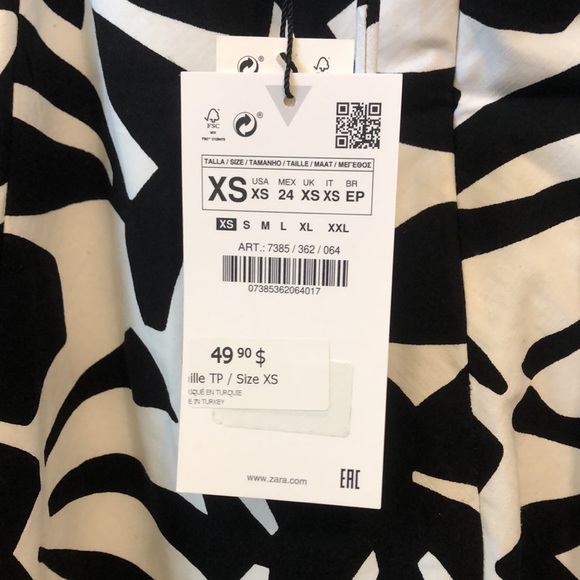 NWT Linen Blend Zara Dress - Picture 5 of 5